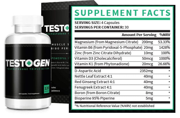 Packed with pure, powerful, proven testosterone-boosting ingredients